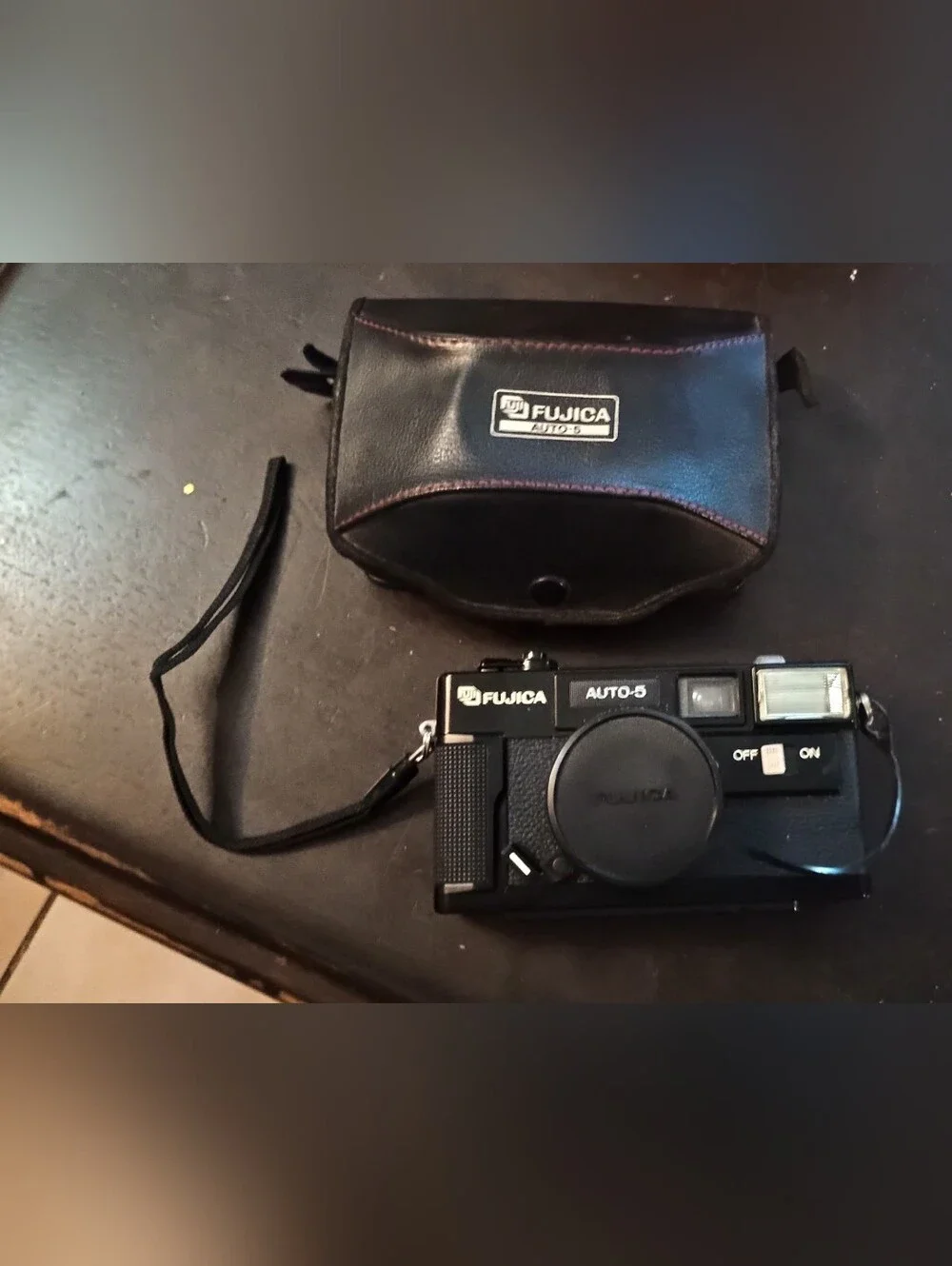 Fujica Auto-5 Compact 35mm Film Camera - Black